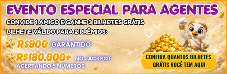 CONFIRA QUANTOS BILHETES GRÁTIS VOCÊ TEM AQUI